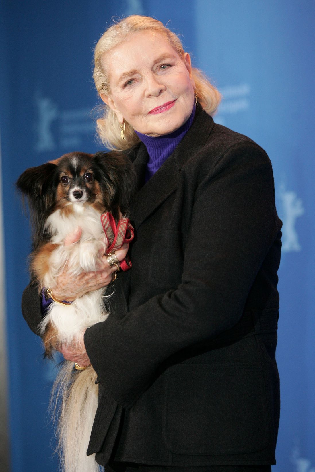 In 2007, with her dog<br>